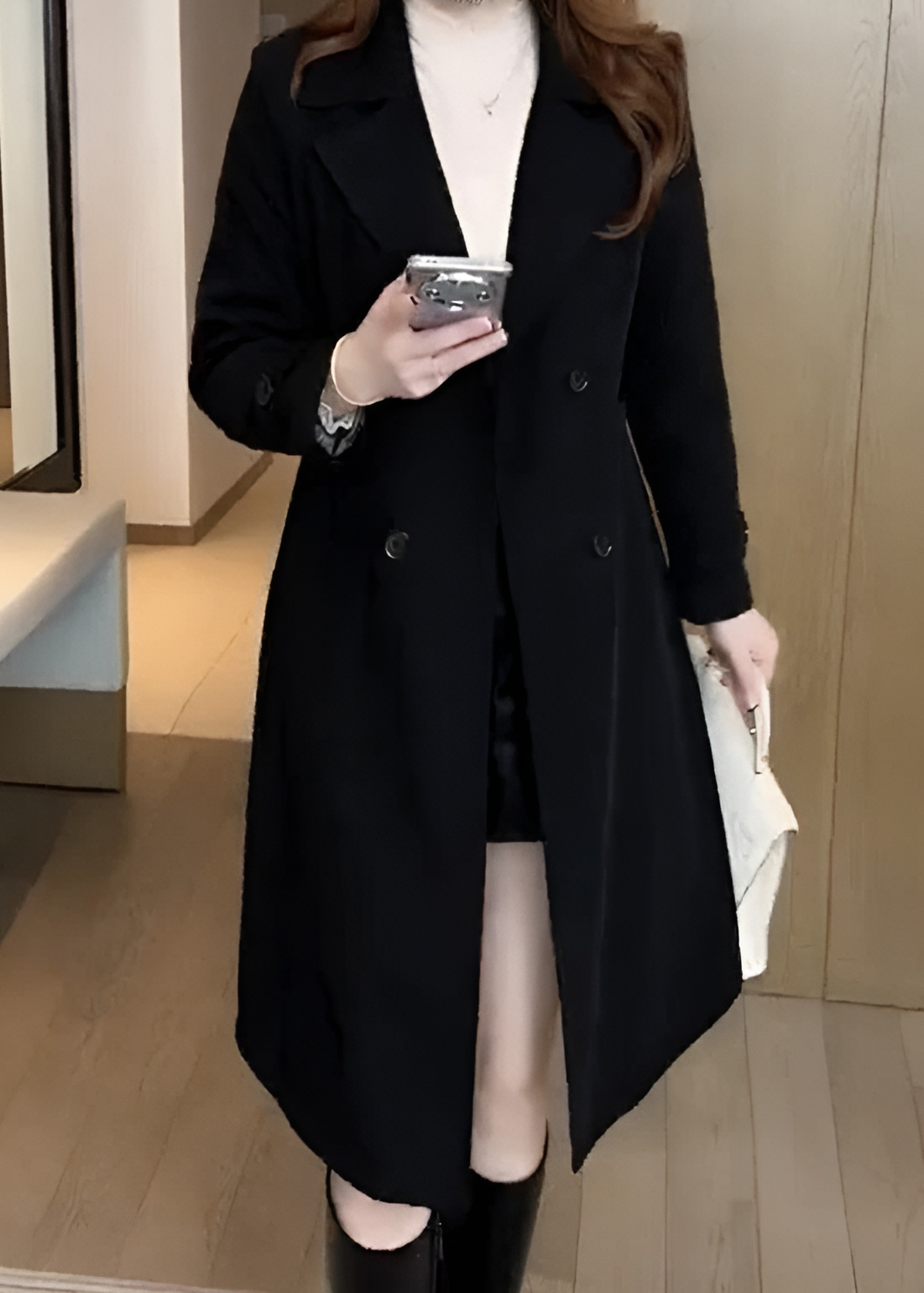 Chloe | Elegant Warmth Trenchcoat